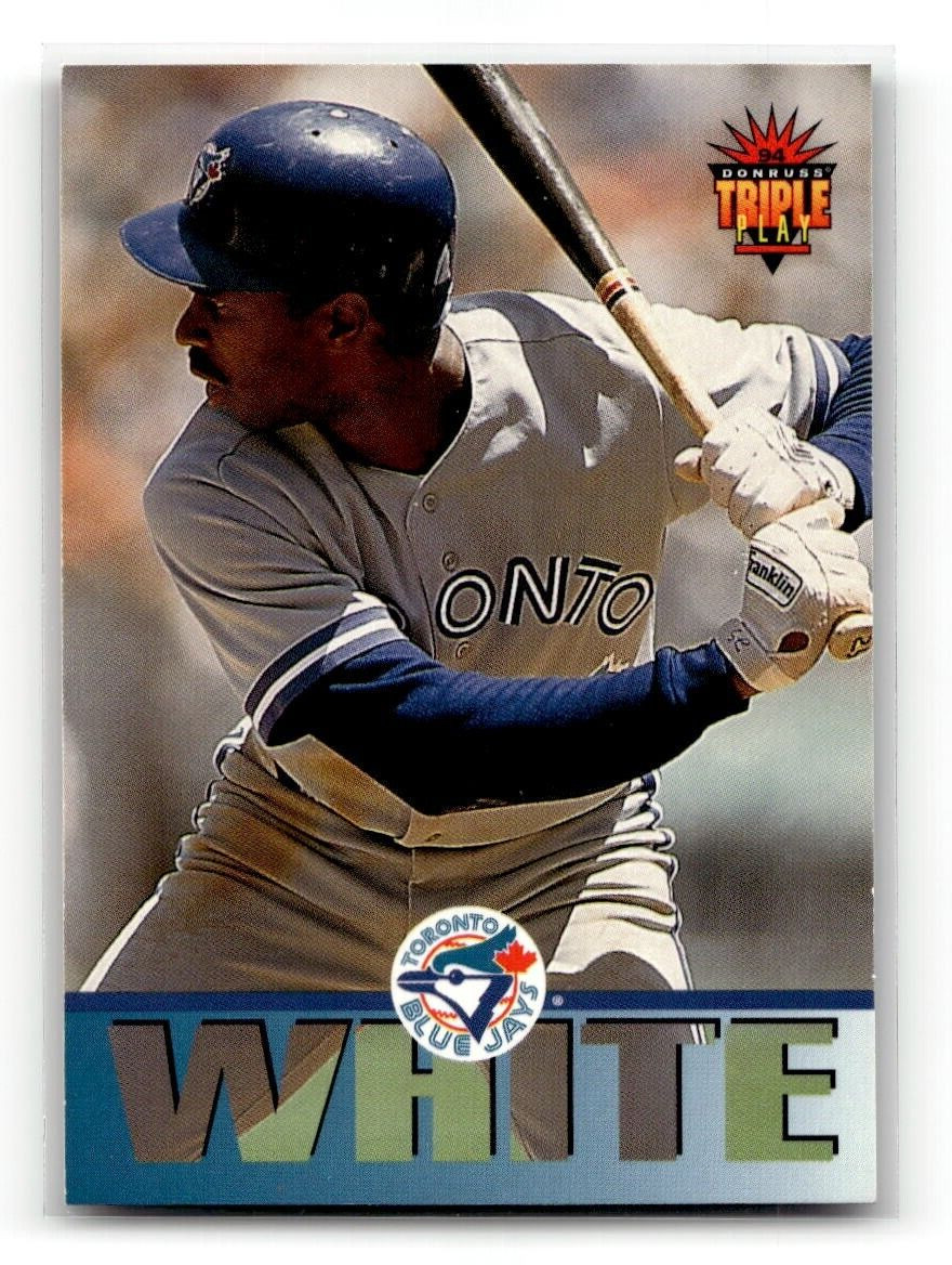 Devon White 1994 Triple Play #40   Toronto Blue Jays BASEBALL
