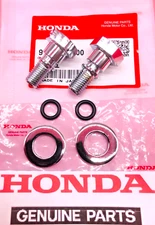 GENUINE HONDA XR75 SL70 XL70 CL70 XL75 TRIPLE TREE TOP FORK BOLTS CAPS OEM