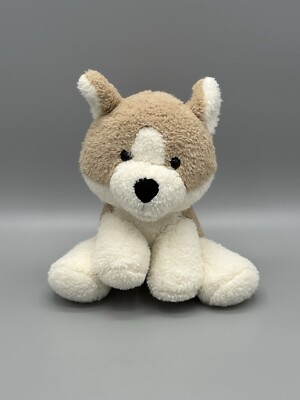 #ad Spark Create Imagine Husky Puppy Dog Plush 11quot; Brown White Wolf Stuffed Animal $10.40