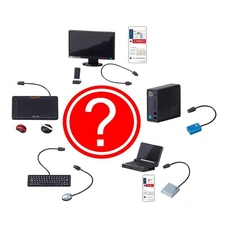 Blind Box 1:12 Scale Computer Monitor Keyboard 6" Action Figure Diorama Props