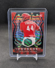 Aristides Aquino 2020 Panini Crusade #24/199 RC Ruby Wave Prizm Reds No. 5