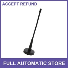 Decorative Antenna Truck Vehicle Roof Top Mount Aerial Magnetic Base Black