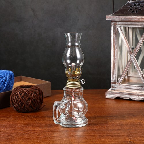 2 Pieces Kerosene Lantern Glass Cover Lamp Vintage Oil Night Lamps - Picture 8 of 10