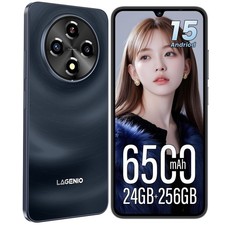 Smartphone LAGENIO A12 Pro Android15 24GB+256GB 6500mAh 6.9 Pulgadas 120HZ 50MP Móvil