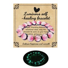 Firefly Glass Bracelet Glow in the Dark Bracelets Planet Themed Glass Bracelet S