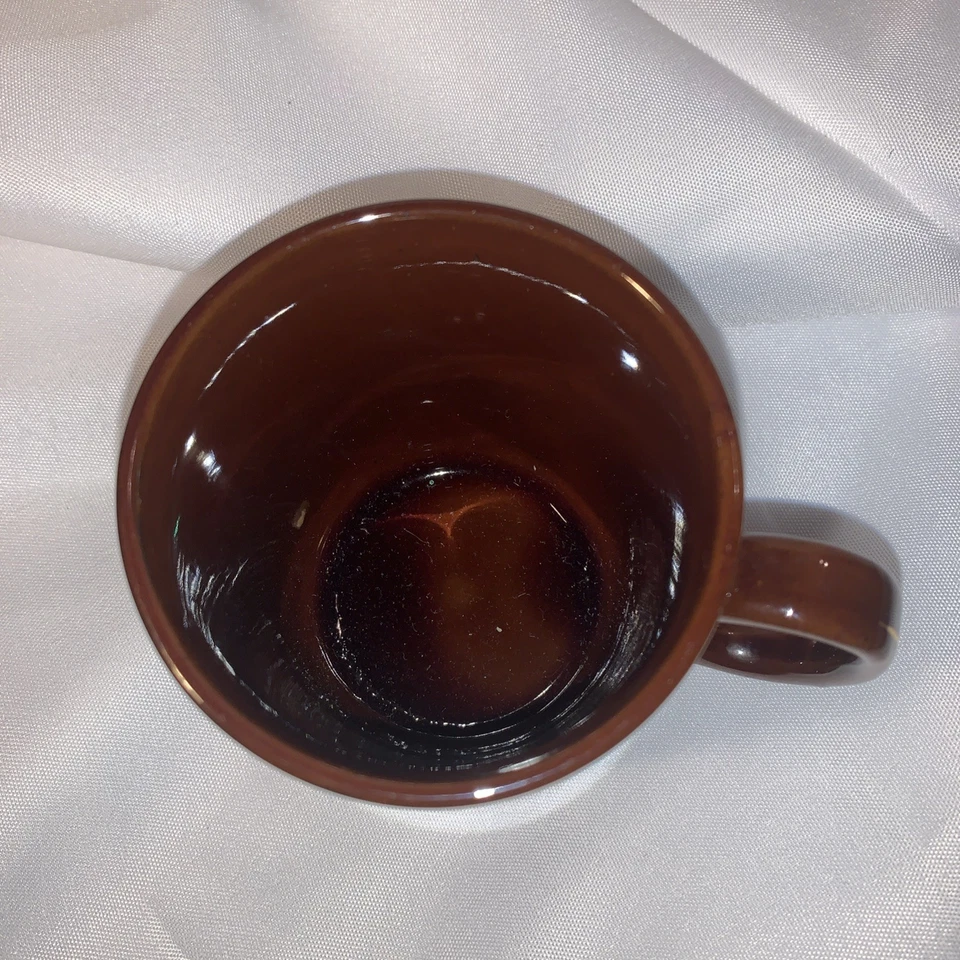 De colección Japón, marrón oscuro con borde dorado porcelana diseños florales Foto 2 de 4