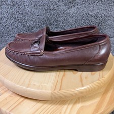 SAS Shoes Jewel Loafer Womens Size 7.5 Brown Leather Tripad Comfort Made in USA