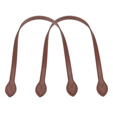 Leather Bag Handle, 2 Pcs 23.6" l 5/8" W Leather Purse Straps, Yellow