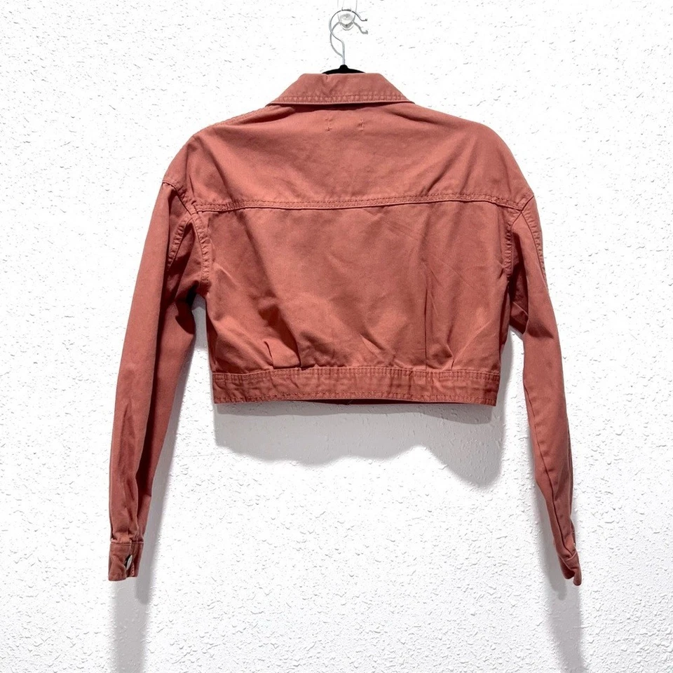 Chaqueta vaquera para mujer New Look Rust S Foto 4 de 4