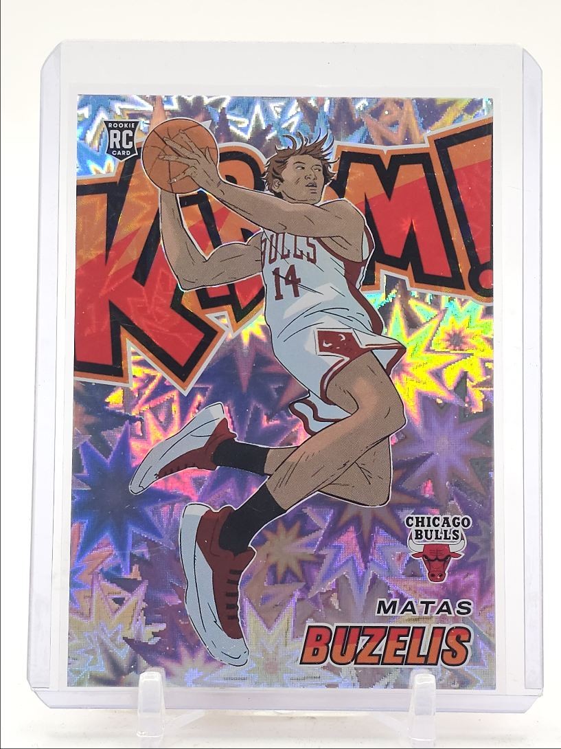 MATAS BUZELIS 2024-25 REVOLUTION KABOOM VERTICAL ROOKIE SSP BULLS RC Q5762