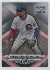 2023 Bowman Sterling Rookies Refractor 95/199 Christopher Morel #BSR-31 19n6