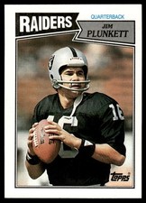 1987 Topps Jim Plunkett #214 *BIN702