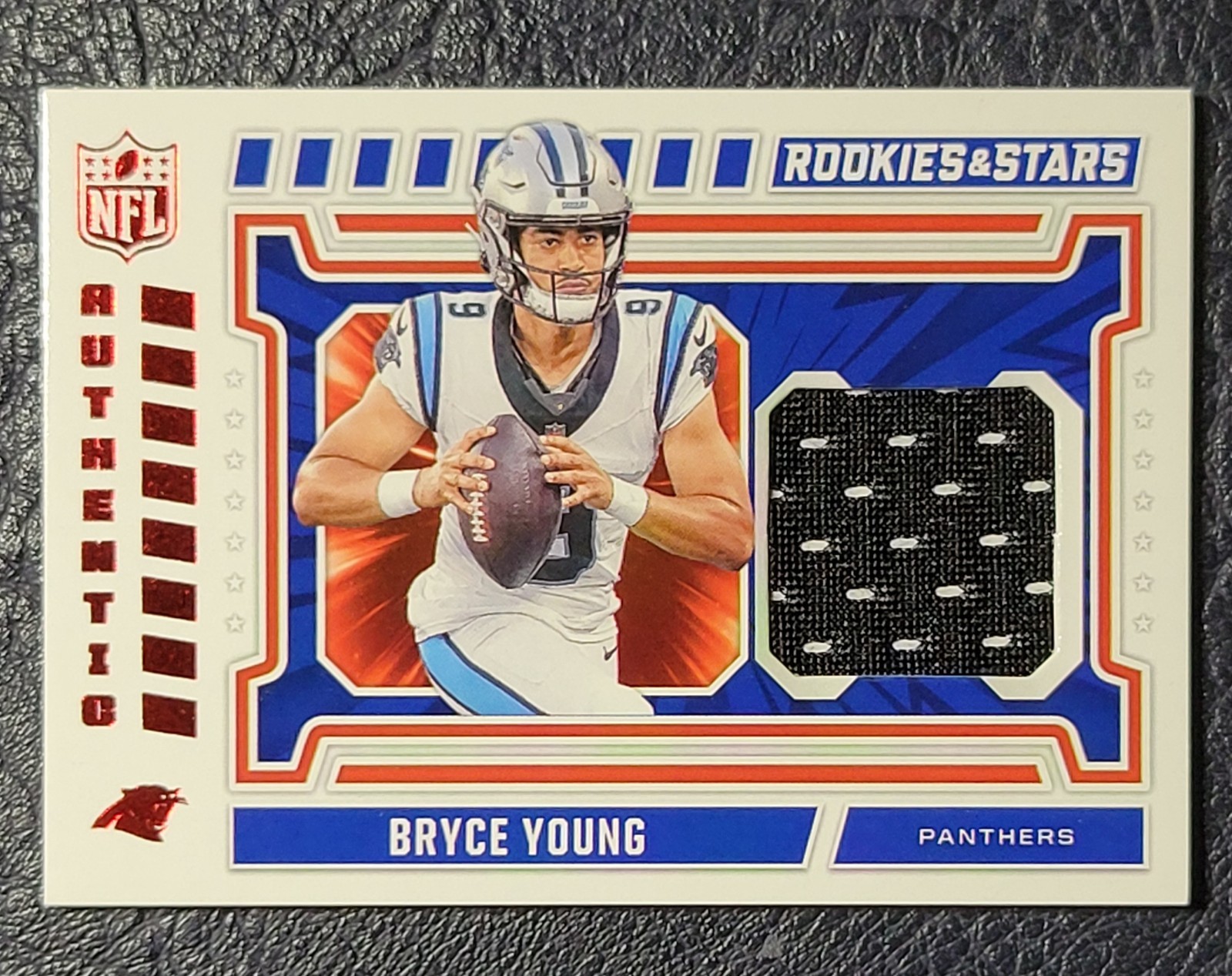 Bryce Young 2024 Rookies Stars NFL Panthers Alabama Authentic Patch Memorabilia
