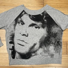 Vintage 1985 Jim Morrison The Doors Sweatshirt: Size M, Official, Allover Print