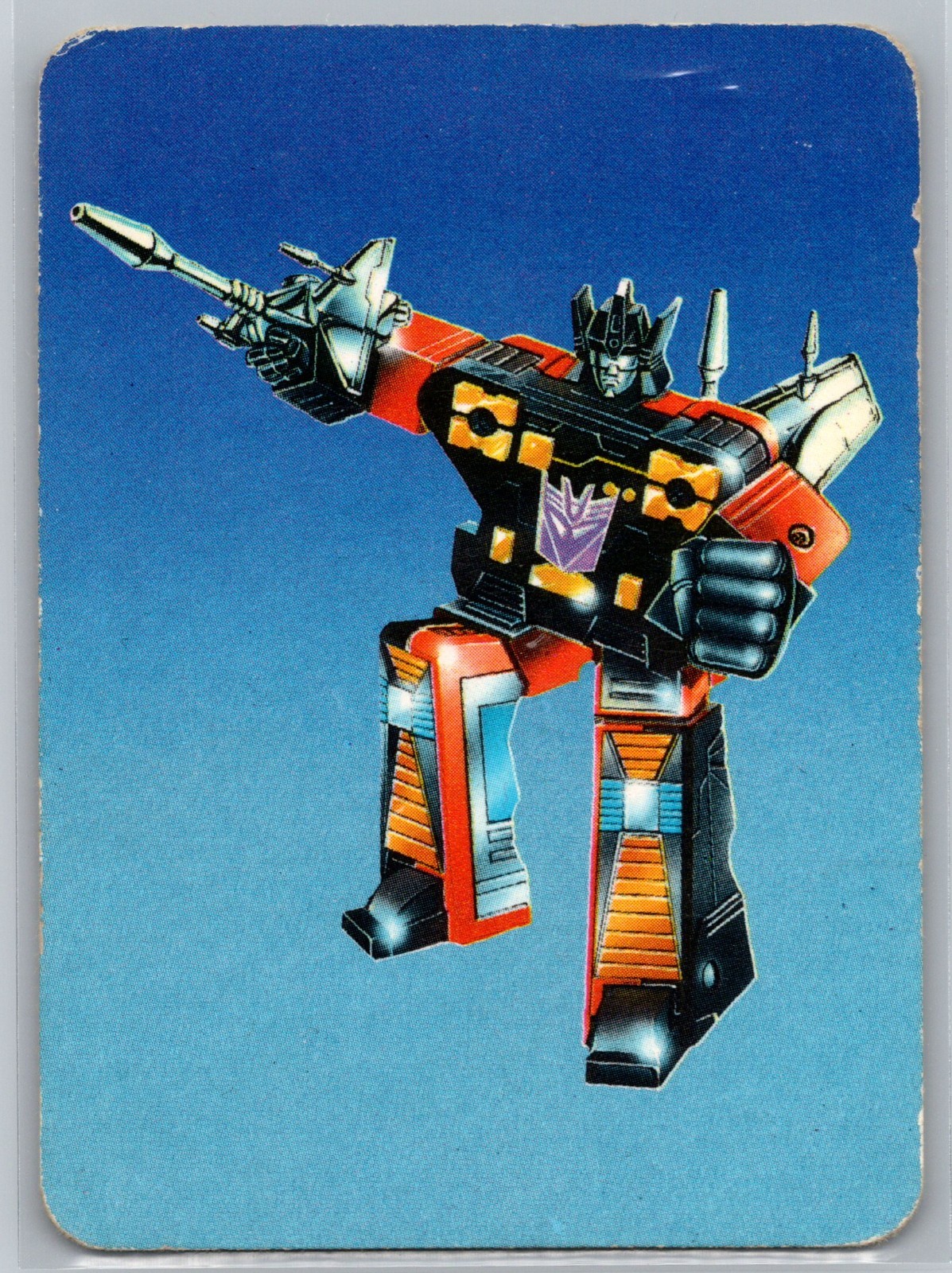 Rumble #106 Card 1985 Hasbro Transformers Series 1 Action Cards LP