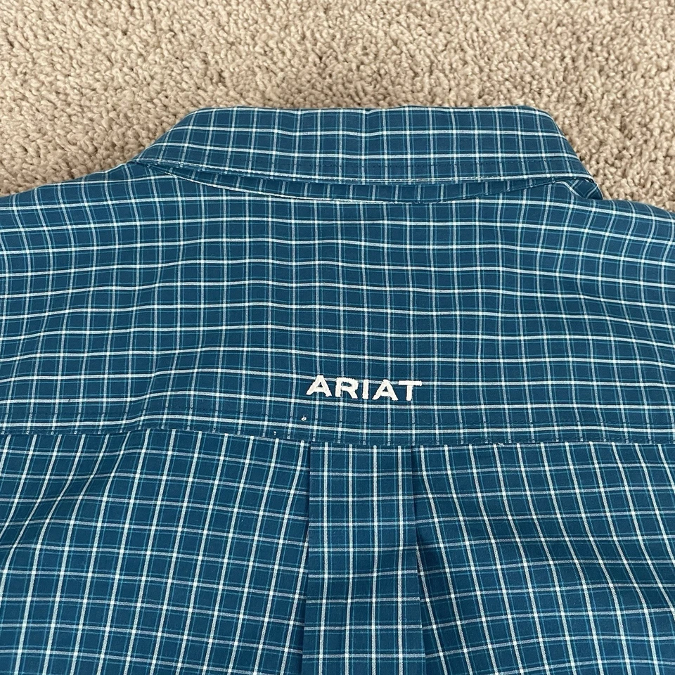 Camisa Ariat Pro Series Hombres XLT Vaquero Alto Bordada Western Rodeo Ranch T397 Foto 4 de 4