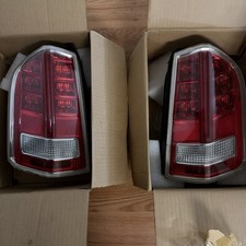 For 2011-2014 Chrysler 300 W Red Accent Led Tail Lights Brake Lamps Leftright