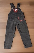 VTG Oshkosh B  GOSH Verbak Overalls W/Red  Blk Flannel Made In USA Size 7 Boys