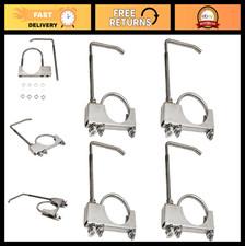 4 Pcs Heavy Duty 2.5 Exhaust Clamp Hanger - Universal Muffler Support For Car 4 Pcs Heavy Duty 2.5 Exhaust Clamp Hanger - Universal Muffler Support For Car