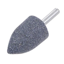 15pcs Abrasive Mounted Stone 1/4" Shank 1" Dia Conical Corundum Grinding Head