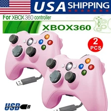 2Pcs Wired Controller USB For PC Compatible Xbox 360 / Windows 7 8 10 11 Gamepad