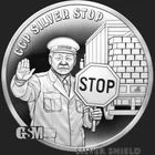 2026 Silver Shield CCP SILVER STOP - 1oz Proof - #54 "Death of Dollar" - Low COA