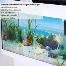 Fish Tank Background Decoration Self Adhesive 3D Aquarium Background