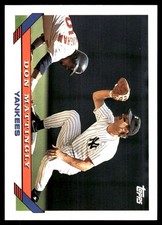 Don Mattingly 1993 Topps #32 Yankees MLB READ FREE SHIPPING AutographDen