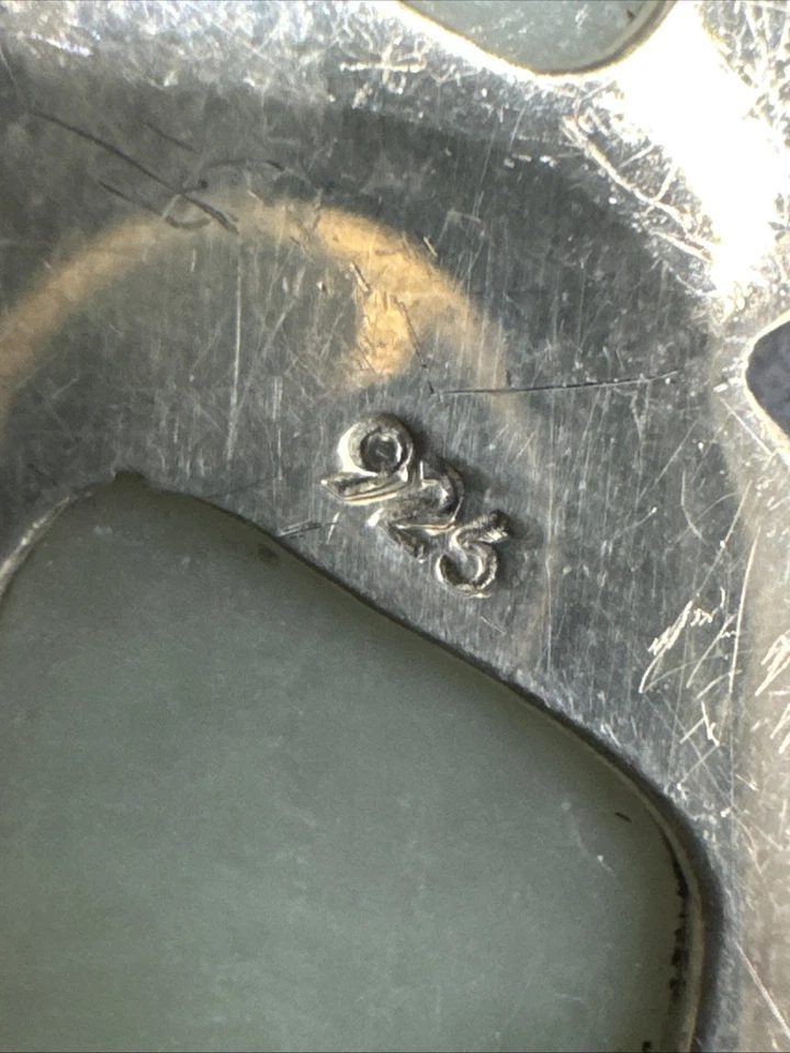 "Colgante llamativo cruz aventurina de plata de ley de 3,5"" 37 g 925 R29" Foto 4 de 4