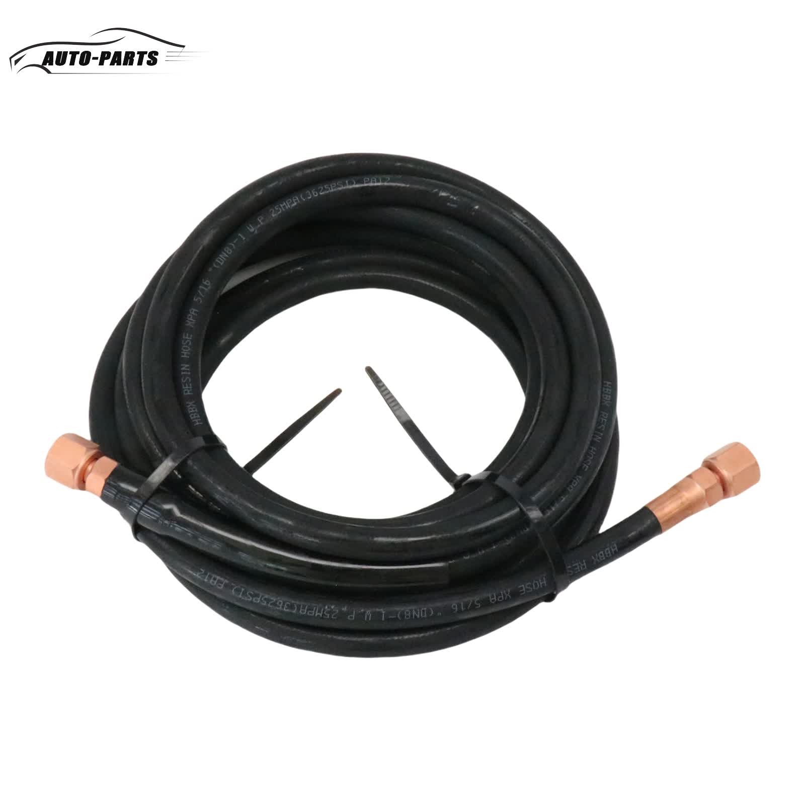 16ft Hose Kit HO5116 for Seastar/Teleflex Hydraulic Outboard Steering Boat Black