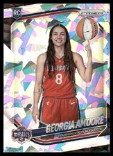 2025 Panini Prizm WNBA #140 Georgia Amoore Ice Prizms