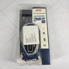 Coleman AM/FM RADIO Outrider Wind Up  Solar Powered Rechargeable Portable Radio