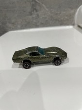 HOTWHEELS REDLINE CUSTOM CORVETTE IN OLIVE GREEN