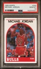 1989-90 NBA Hoops - Michael Jordan #200 Graded a PSA 10 GEM 💎 MINT.  Great card