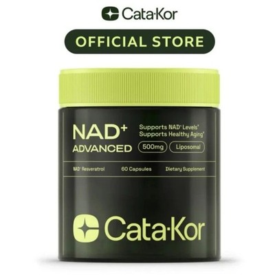 CATAKOR NAD+ Advanced - NAD+ Supplement for Skin Aging Support, 500mg 60 caps