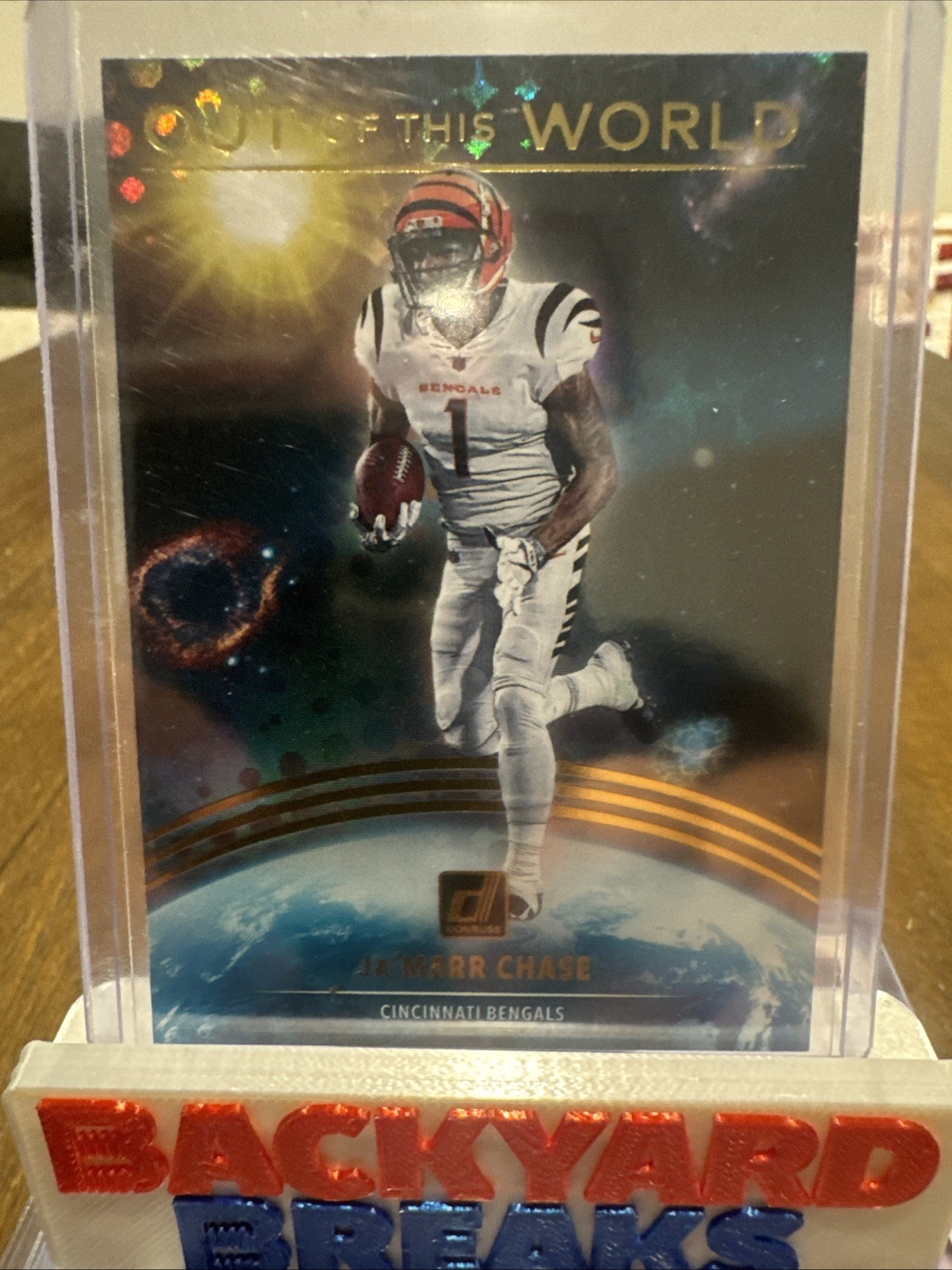 2021 Panini Donruss - Out of this World #OTW-JMC Ja'Marr Chase (RC)