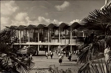 RPPC Sochi Bus Station vintage real photo postcard x861
