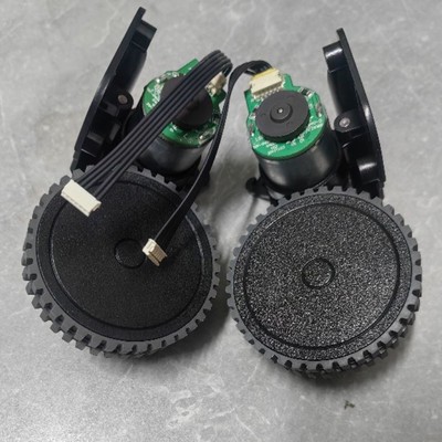 Für Conga 1790 Für UseSelife 1300 Lenkrad Roboter -Staubsauger Schwarz