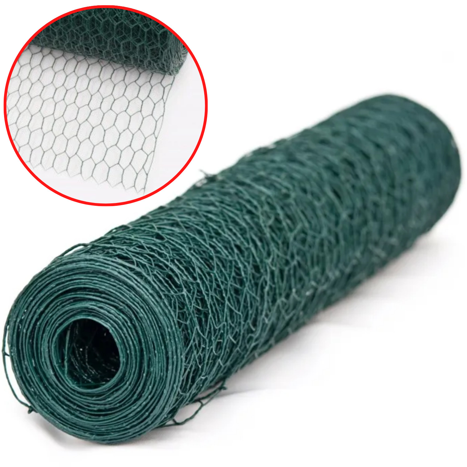 Grillage hexagonal de 25m WERKA PRO en maillage 13mm抗 corrosion