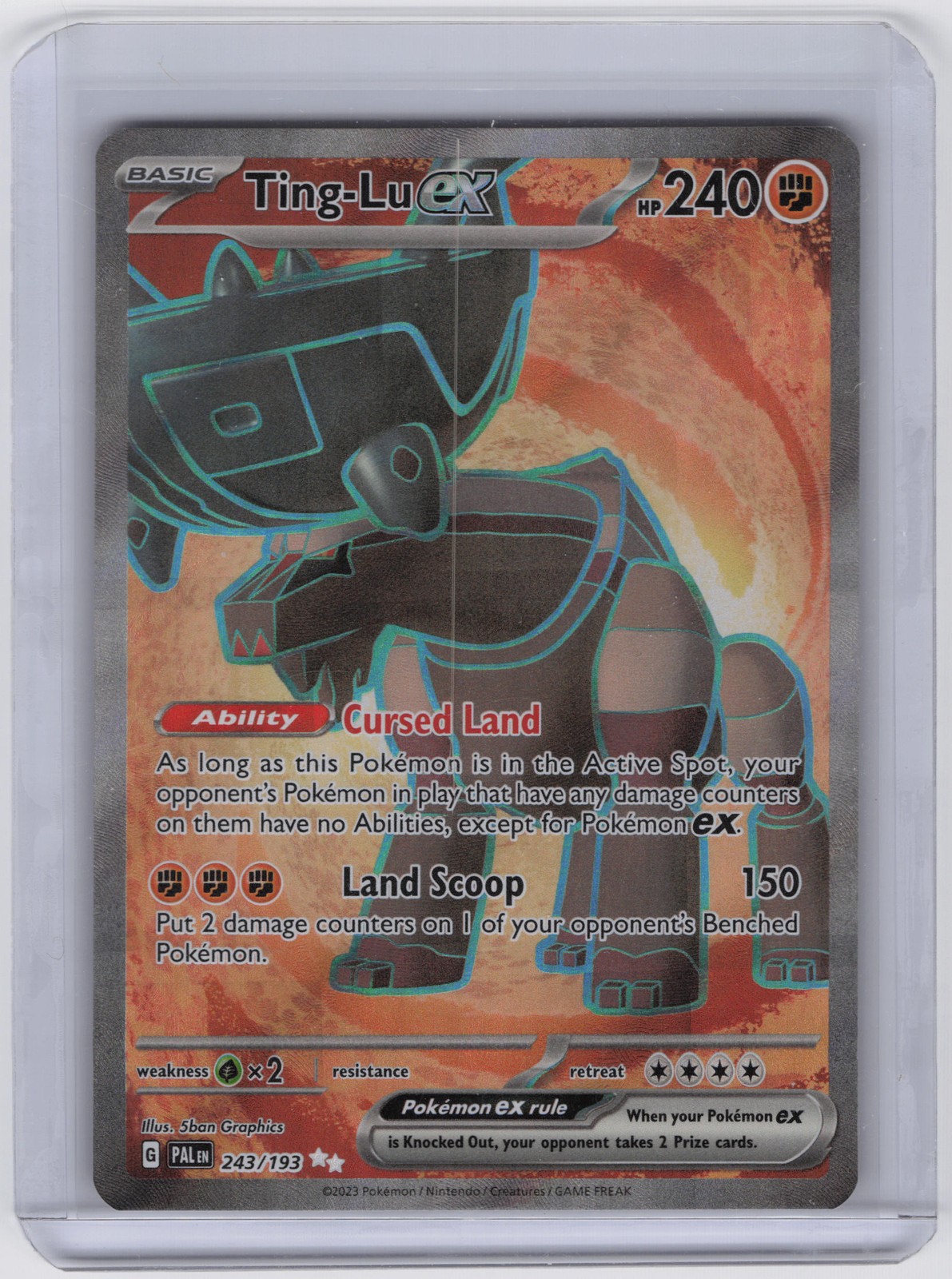 Ting-Lu ex - Ultra Rare SV02: Paldea Evolved 243/193 NM