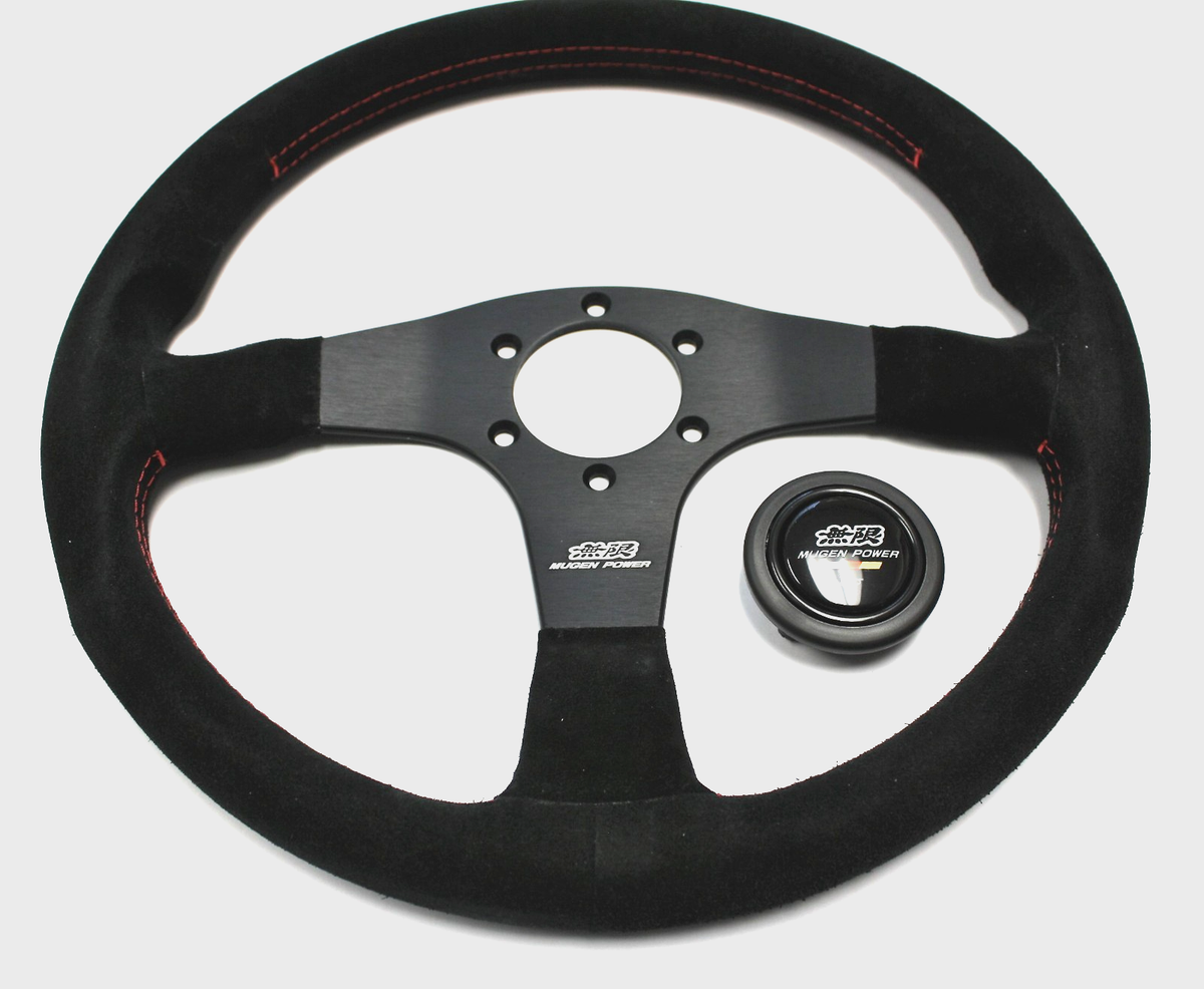 Mugen Momo Steering Wheel for FD2 Civic Type R Red Stitch P/N
