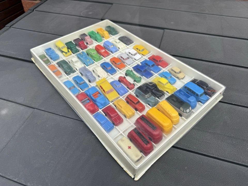 Lote de trabajo modelo coche plástico vintage/colección vehículos X54 - lote raro 1 Foto 3 de 4