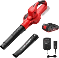 PowerSmart 20V Cordless Leaf Blower with 2.0Ah Battery and Charger, Lightweight 