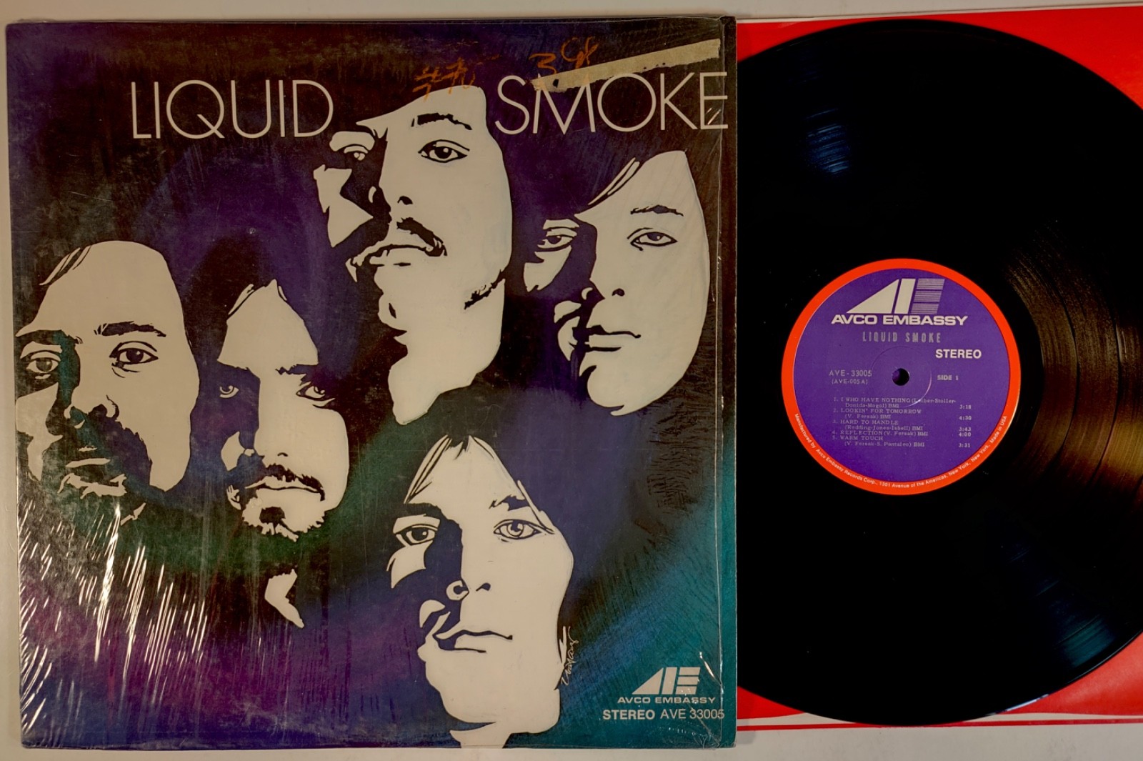 Liquid Smoke Self-Titled LP Psych Still in shrink