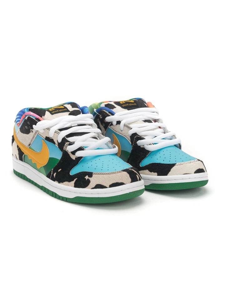 CU3244-100 Nike Dunk Low Ben & Jerry's Gruesas Dunky Hombres Talla 4-13 (Nuevo Con Caja) Foto 2 de 4
