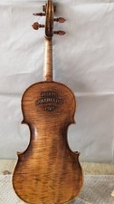 4/4 violin Guarneri 1742 model 1pc maple back spruce top hand made nice Sound 3