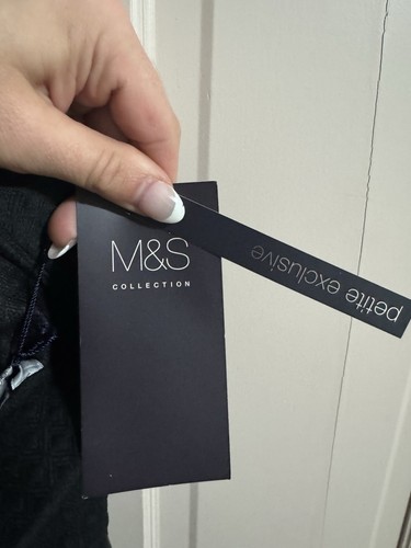 Schwarzer Damenrock Größe 6 Petite von M&S Collection neu mit Etikett - Bild 6 von 7