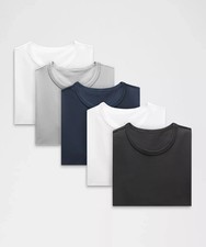lululemon Organic Cotton Classic-Fit T-Shirt 5 Pack Size S - NWT