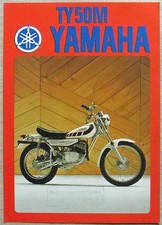 YAMAHA TY50M Trials Motorcycle Sales Spec Leaflet 1977 Ref LIT-3MC-0107001-77/51