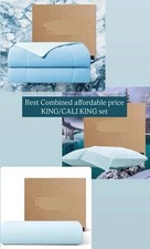 R Evercool Bundle Set Of King Comforter King Flat Sheet 2 Cover Great DEAL